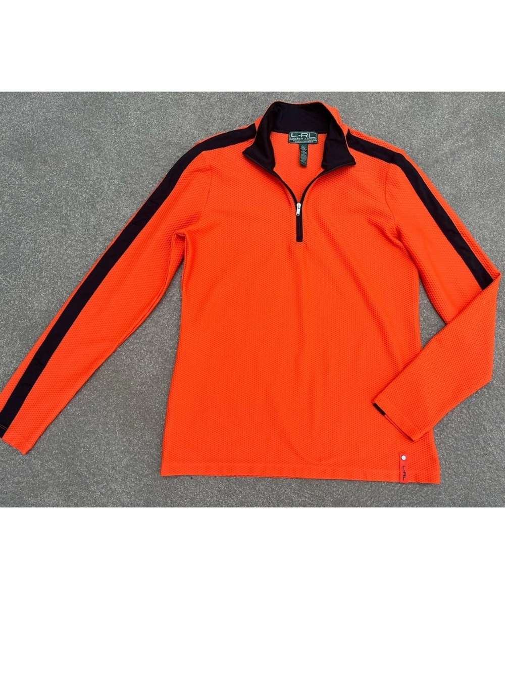 Lauren Ralph Lauren (LRL) Active Women's 1/4-Zip Waffle Knit Pullover Size XL